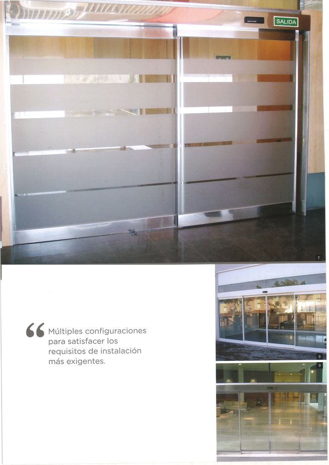 puertas automáticas de cristal