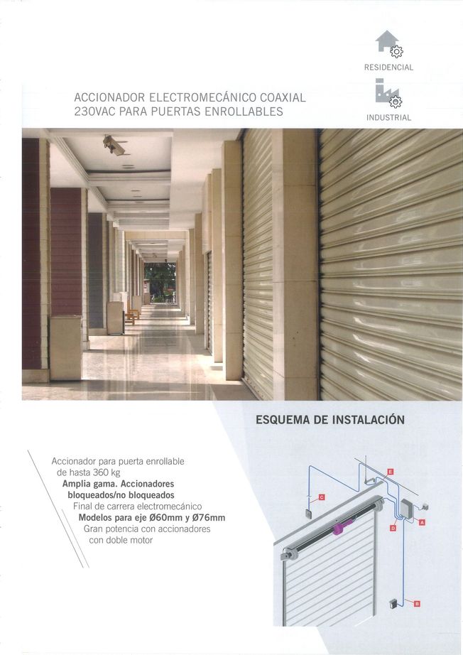 MOTORIZACION DE TODOS LOS MODELOS DE PUERTAS