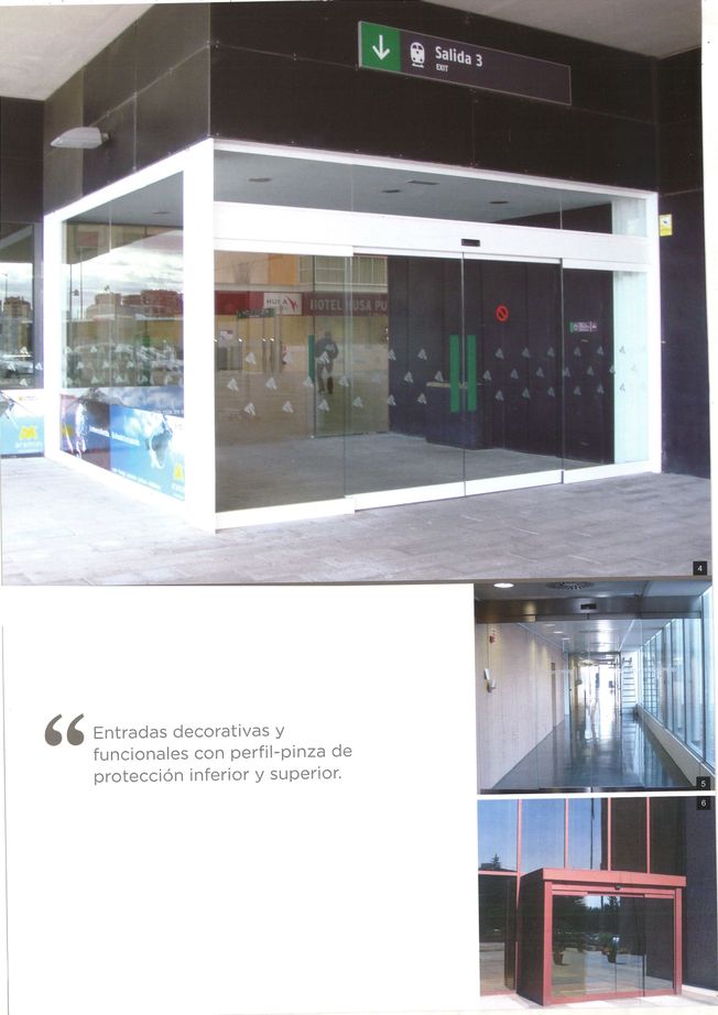 puertas automáticas de cristal