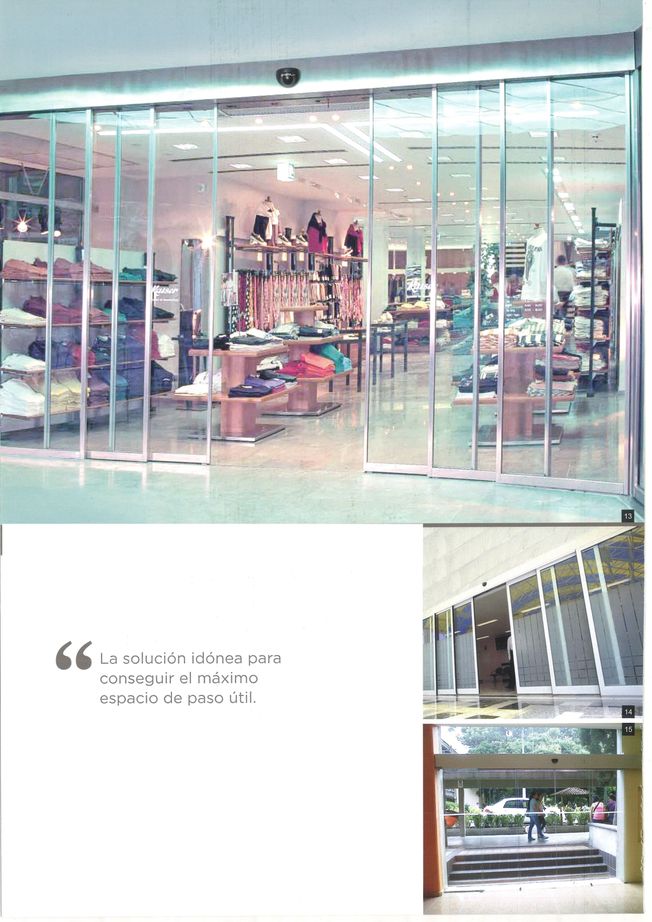 puertas automáticas de cristal