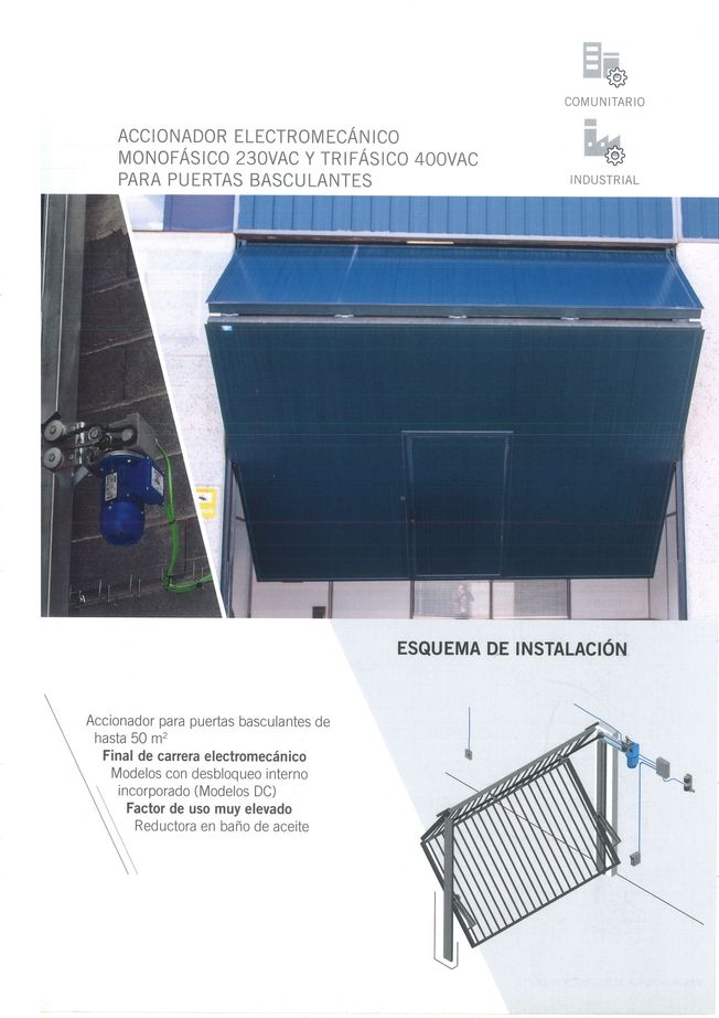 MOTORIZACION DE TODOS LOS MODELOS DE PUERTAS